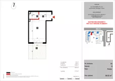 1 pokój, mieszkanie 36,52 m², parter, oferta nr 61, SKRAJNA 9, Ząbki, ul. Skrajna 9