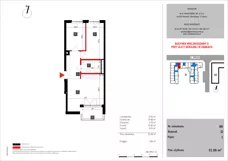 3 pokoje, mieszkanie 51,96 m², piętro 1, oferta nr 86, SKRAJNA 9, Ząbki, ul. Skrajna 9