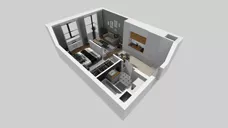 1 pokój, mieszkanie 33,60 m², piętro 7, oferta nr A/139, Apartamenty Grzybowska 11, Warszawa, Śródmieście, Śródmieście Północne, ul. Grzybowska 11