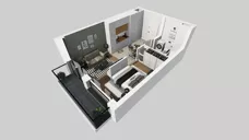 1 pokój, mieszkanie 33,60 m², piętro 7, oferta nr A/139, Apartamenty Grzybowska 11, Warszawa, Śródmieście, Śródmieście Północne, ul. Grzybowska 11