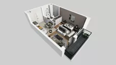 1 pokój, mieszkanie 33,60 m², piętro 7, oferta nr A/139, Apartamenty Grzybowska 11, Warszawa, Śródmieście, Śródmieście Północne, ul. Grzybowska 11