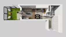 1 pokój, mieszkanie 32,65 m², parter, oferta nr A/55, Apartamenty nad Oławką, Wrocław, Przedmieście Oławskie, Krzyki, ul. Krakowska 98