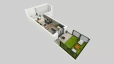 1 pokój, mieszkanie 32,65 m², parter, oferta nr A/55, Apartamenty nad Oławką, Wrocław, Przedmieście Oławskie, Krzyki, ul. Krakowska 98