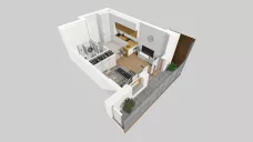 1 pokój, mieszkanie 25,95 m², piętro 1, oferta nr F/4, Apartamenty Literacka bud. E i F, Warszawa, Bielany, Piaski, ul. Literacka