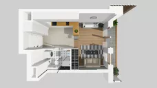 1 pokój, mieszkanie 25,95 m², piętro 2, oferta nr F/10, Apartamenty Literacka bud. E i F, Warszawa, Bielany, Piaski, ul. Literacka