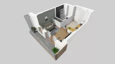 1 pokój, mieszkanie 25,95 m², piętro 2, oferta nr F/10, Apartamenty Literacka bud. E i F, Warszawa, Bielany, Piaski, ul. Literacka