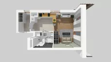 1 pokój, mieszkanie 30,00 m², piętro 7, oferta nr F/39, Apartamenty Literacka bud. E i F, Warszawa, Bielany, Piaski, ul. Literacka