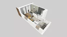 1 pokój, mieszkanie 30,00 m², piętro 7, oferta nr F/39, Apartamenty Literacka bud. E i F, Warszawa, Bielany, Piaski, ul. Literacka