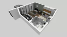 1 pokój, mieszkanie 36,23 m², parter, oferta nr B/1, Hubska 100, Wrocław, Huby, Krzyki, ul. Paczkowska