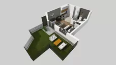 1 pokój, mieszkanie 36,23 m², parter, oferta nr B/1, Hubska 100, Wrocław, Huby, Krzyki, ul. Paczkowska