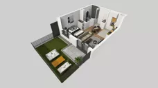1 pokój, mieszkanie 35,56 m², parter, oferta nr B/2, Hubska 100, Wrocław, Huby, Krzyki, ul. Paczkowska