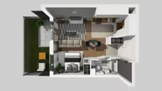1 pokój, mieszkanie 35,81 m², parter, oferta nr B/9, Hubska 100, Wrocław, Huby, Krzyki, ul. Paczkowska