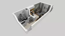 1 pokój, mieszkanie 30,12 m², piętro 2, oferta nr B/64, Hubska 100, Wrocław, Huby, Krzyki, ul. Paczkowska