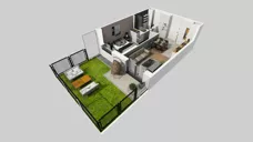 2 pokoje, mieszkanie 37,14 m², parter, oferta nr A/56, Apartamenty nad Oławką, Wrocław, Przedmieście Oławskie, Krzyki, ul. Krakowska 98