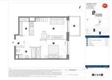 2 pokoje, mieszkanie 42,55 m², piętro 4, oferta nr D/32, Przystanek Prądnik, Kraków, Prądnik Biały, Górka Narodowa, ul. ks. Józefa Meiera 70