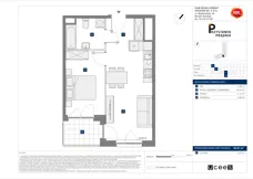 2 pokoje, mieszkanie 39,91 m², piętro 4, oferta nr D/78, Przystanek Prądnik, Kraków, Prądnik Biały, Górka Narodowa, ul. ks. Józefa Meiera 70