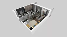 2 pokoje, mieszkanie 37,17 m², piętro 1, oferta nr E/80, Apartamenty Literacka bud. E i F, Warszawa, Bielany, Piaski, ul. Literacka