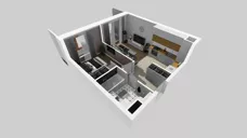 2 pokoje, mieszkanie 37,17 m², piętro 1, oferta nr E/80, Apartamenty Literacka bud. E i F, Warszawa, Bielany, Piaski, ul. Literacka