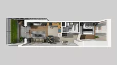 2 pokoje, mieszkanie 42,24 m², piętro 1, oferta nr E/1, Apartamenty Literacka bud. E i F, Warszawa, Bielany, Piaski, ul. Literacka