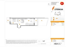 2 pokoje, mieszkanie 44,01 m², parter, oferta nr E/147, Apartamenty Literacka bud. E i F, Warszawa, Bielany, Piaski, ul. Literacka