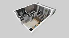 2 pokoje, mieszkanie 37,29 m², piętro 2, oferta nr E/87, Apartamenty Literacka bud. E i F, Warszawa, Bielany, Piaski, ul. Literacka
