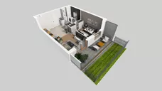 2 pokoje, mieszkanie 37,29 m², piętro 2, oferta nr E/87, Apartamenty Literacka bud. E i F, Warszawa, Bielany, Piaski, ul. Literacka