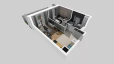 2 pokoje, mieszkanie 39,23 m², parter, oferta nr E/177, Apartamenty Literacka bud. E i F, Warszawa, Bielany, Piaski, ul. Literacka