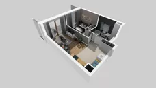 2 pokoje, mieszkanie 39,23 m², piętro 1, oferta nr E/181, Apartamenty Literacka bud. E i F, Warszawa, Bielany, Piaski, ul. Literacka