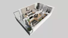 2 pokoje, mieszkanie 39,62 m², piętro 1, oferta nr E/54, 29. Aleja, Kraków, Stare Miasto, Warszawskie, ul. Prandoty 10c / al. 29 Listopada