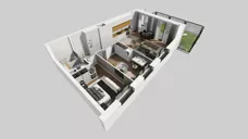 3 pokoje, mieszkanie 61,35 m², parter, oferta nr A/2, Apartamenty nad Oławką, Wrocław, Przedmieście Oławskie, Krzyki, ul. Krakowska 98