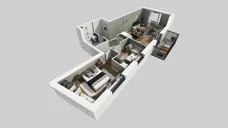 3 pokoje, mieszkanie 63,82 m², piętro 1, oferta nr A/7, Apartamenty nad Oławką, Wrocław, Przedmieście Oławskie, Krzyki, ul. Krakowska 98