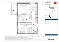 3 pokoje, mieszkanie 53,50 m², piętro 1, oferta nr D/4, Przystanek Prądnik, Kraków, Prądnik Biały, Górka Narodowa, ul. ks. Józefa Meiera 70