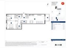 3 pokoje, mieszkanie 70,18 m², piętro 1, oferta nr D/9, Przystanek Prądnik, Kraków, Prądnik Biały, Górka Narodowa, ul. ks. Józefa Meiera 70