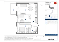3 pokoje, mieszkanie 53,50 m², piętro 2, oferta nr D/12, Przystanek Prądnik, Kraków, Prądnik Biały, Górka Narodowa, ul. ks. Józefa Meiera 70