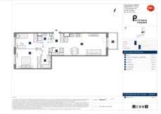 3 pokoje, mieszkanie 70,18 m², piętro 2, oferta nr D/17, Przystanek Prądnik, Kraków, Prądnik Biały, Górka Narodowa, ul. ks. Józefa Meiera 70