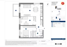 3 pokoje, mieszkanie 53,50 m², piętro 4, oferta nr D/28, Przystanek Prądnik, Kraków, Prądnik Biały, Górka Narodowa, ul. ks. Józefa Meiera 70
