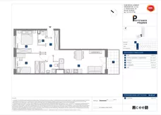 3 pokoje, mieszkanie 56,29 m², piętro 1, oferta nr D/64, Przystanek Prądnik, Kraków, Prądnik Biały, Górka Narodowa, ul. ks. Józefa Meiera 70