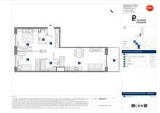 3 pokoje, mieszkanie 56,29 m², piętro 2, oferta nr D/69, Przystanek Prądnik, Kraków, Prądnik Biały, Górka Narodowa, ul. ks. Józefa Meiera 70
