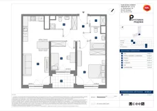 3 pokoje, mieszkanie 67,98 m², piętro 7, oferta nr D/92, Przystanek Prądnik, Kraków, Prądnik Biały, Górka Narodowa, ul. ks. Józefa Meiera 70