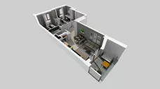 3 pokoje, mieszkanie 52,03 m², piętro 2, oferta nr E/61, Apartamenty Literacka bud. E i F, Warszawa, Bielany, Piaski, ul. Literacka