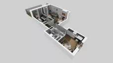 3 pokoje, mieszkanie 58,29 m², parter, oferta nr E/120, Apartamenty Literacka bud. E i F, Warszawa, Bielany, Piaski, ul. Literacka
