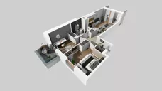 3 pokoje, mieszkanie 59,76 m², piętro 1, oferta nr E/151, Apartamenty Literacka bud. E i F, Warszawa, Bielany, Piaski, ul. Literacka