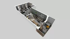 3 pokoje, mieszkanie 59,76 m², piętro 1, oferta nr E/154, Apartamenty Literacka bud. E i F, Warszawa, Bielany, Piaski, ul. Literacka