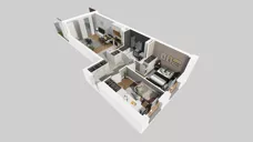 3 pokoje, mieszkanie 51,56 m², piętro 1, oferta nr F/5, Apartamenty Literacka bud. E i F, Warszawa, Bielany, Piaski, ul. Literacka