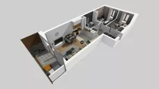3 pokoje, mieszkanie 55,00 m², piętro 1, oferta nr E/182, Apartamenty Literacka bud. E i F, Warszawa, Bielany, Piaski, ul. Literacka