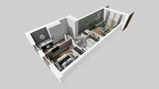3 pokoje, mieszkanie 55,00 m², piętro 1, oferta nr E/182, Apartamenty Literacka bud. E i F, Warszawa, Bielany, Piaski, ul. Literacka