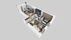 3 pokoje, mieszkanie 55,00 m², piętro 3, oferta nr E/190, Apartamenty Literacka bud. E i F, Warszawa, Bielany, Piaski, ul. Literacka