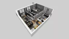 3 pokoje, mieszkanie 53,52 m², piętro 1, oferta nr A/12, Osiedle Międzyleska 3, Wrocław, Tarnogaj, Krzyki, ul. Międzyleska