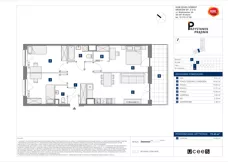 4 pokoje, mieszkanie 73,43 m², piętro 1, oferta nr D/94, Przystanek Prądnik, Kraków, Prądnik Biały, Górka Narodowa, ul. ks. Józefa Meiera 70