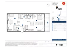 4 pokoje, mieszkanie 73,43 m², piętro 2, oferta nr D/98, Przystanek Prądnik, Kraków, Prądnik Biały, Górka Narodowa, ul. ks. Józefa Meiera 70